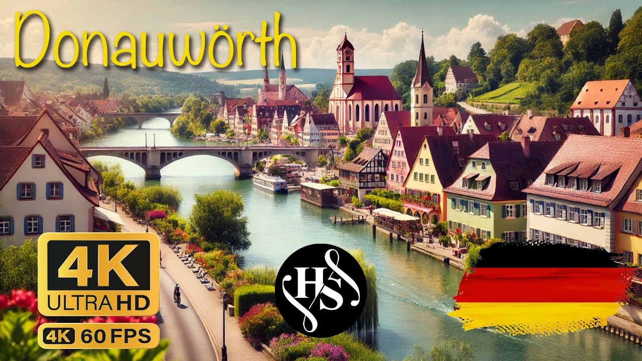 🌊 Donauwörth Walking Tour – Explore Bavaria’s Scenic Riverside Town! 🇩🇪✨