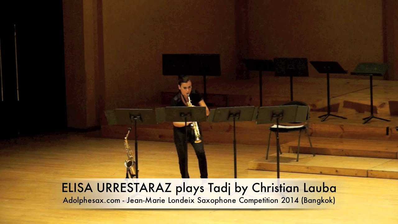 ELISA URRESTARAZU plays Tadj by Christian Lauba