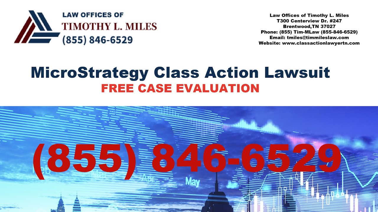 MICROSTRATEGY CLASS ACTION LAWSUIT