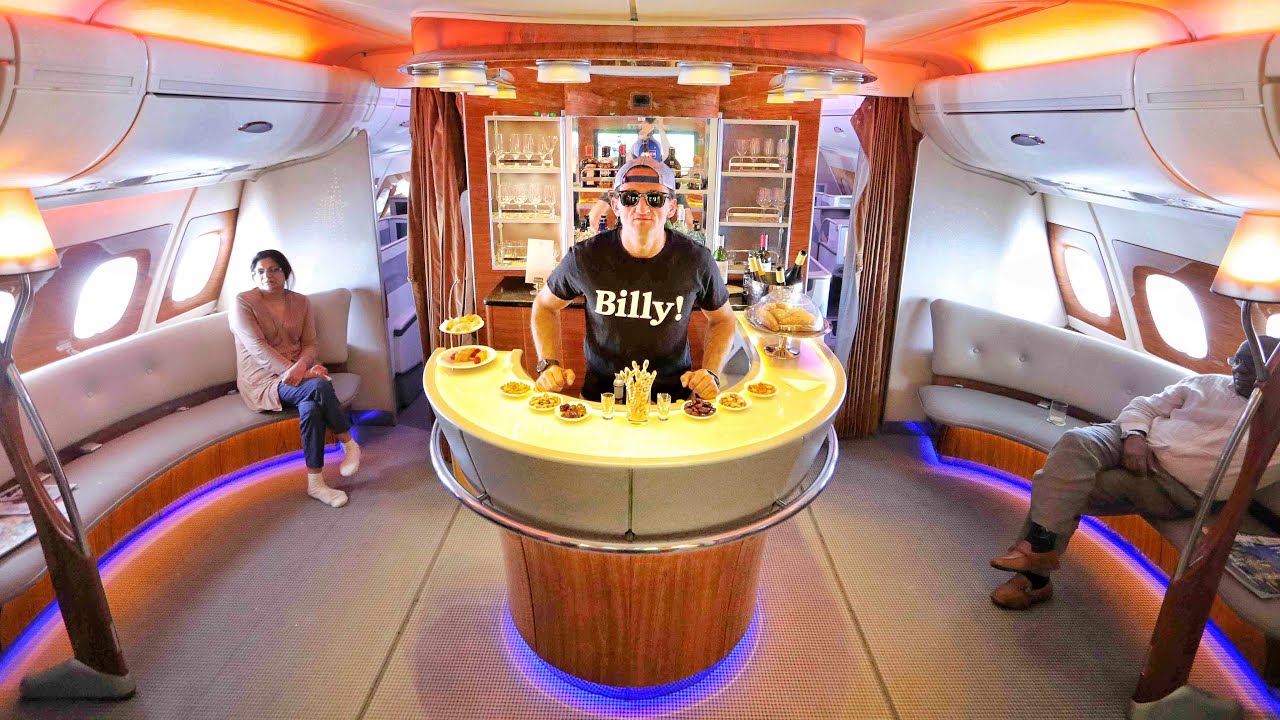 INCREDIBLE First Class BAR AND SHOWER!!!