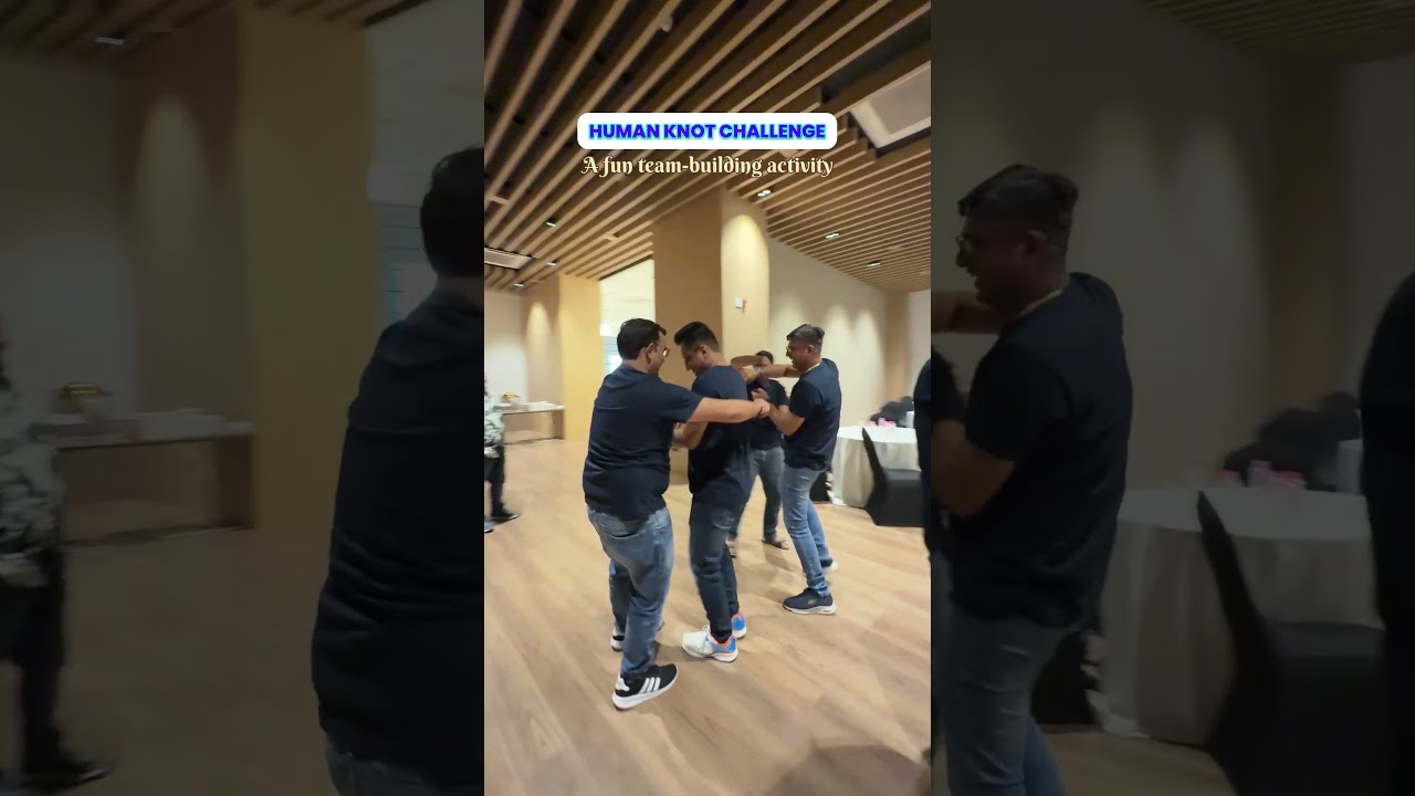 Human Knot Challenge | Corporate Game Ideas | Reunion Party Games | Fun Activities | Anchor Ronak