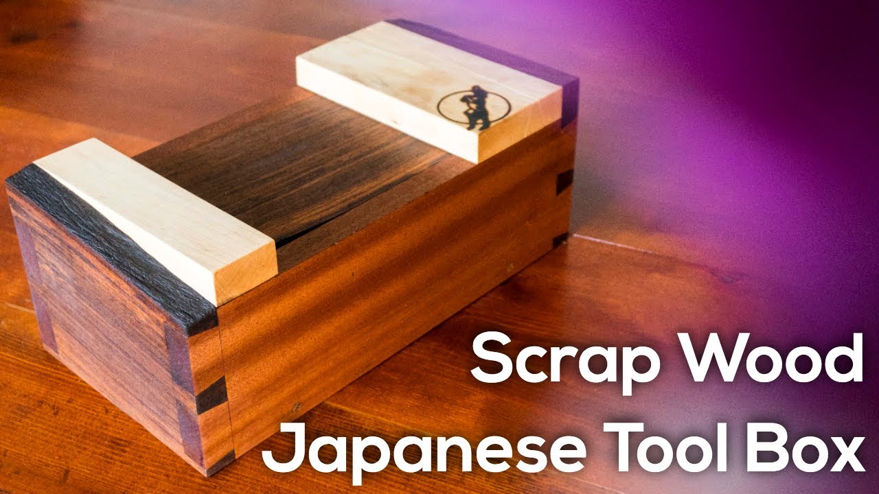 Live Edge Japanese Tool Box Build | Japanese Woodworking | #BuildAtHome