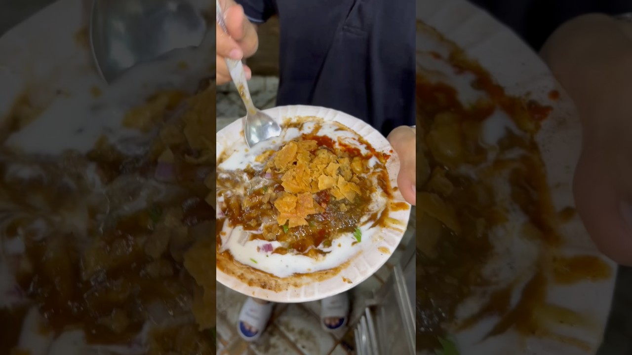 You can't Mix chaat to eat it 😱 | #shorts