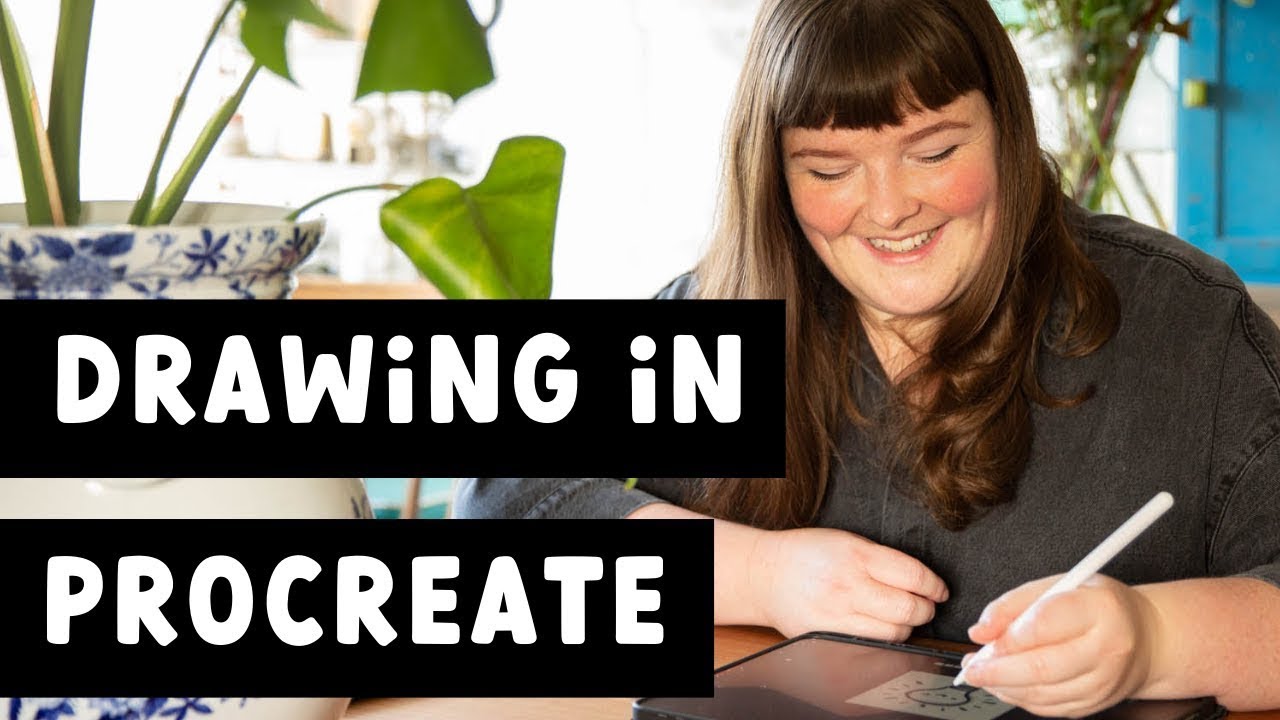 studio vlog: drawing in Procreate for illustrators