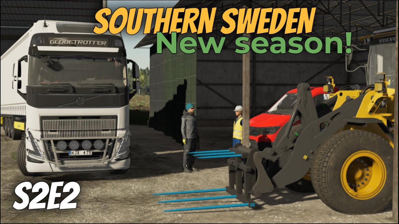 FS22 Southern Sweden S2 EP 2 | Volvo L70H & Volvo FH16 750 | Fendt | Swedish farm work
