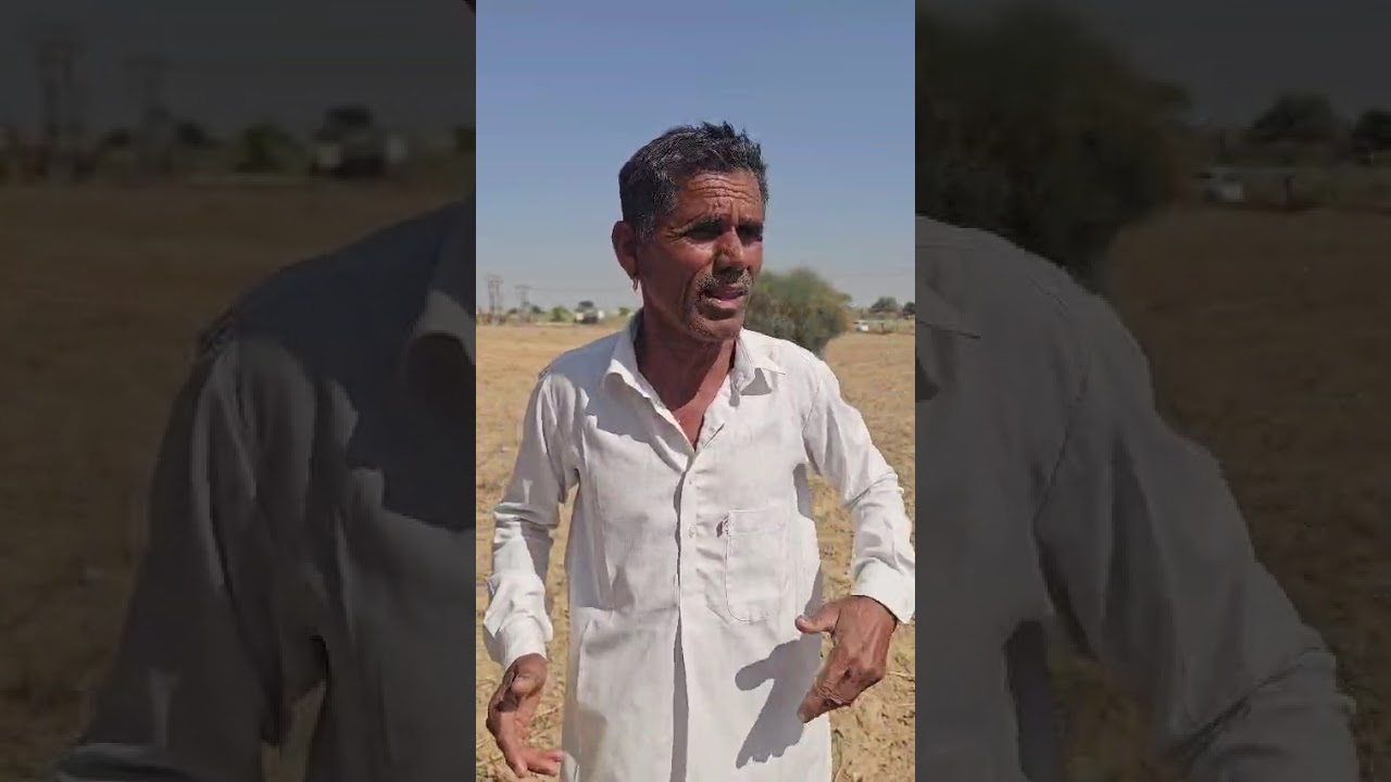 बाड़मेर में जमीन को फाड़कर मेरे खेत मे निकला क्रूड।
