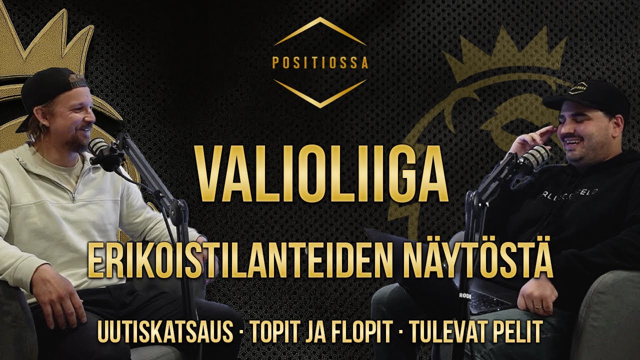 Valioliiga - Erikoistilanteiden n&auml;yt&ouml;st&auml;