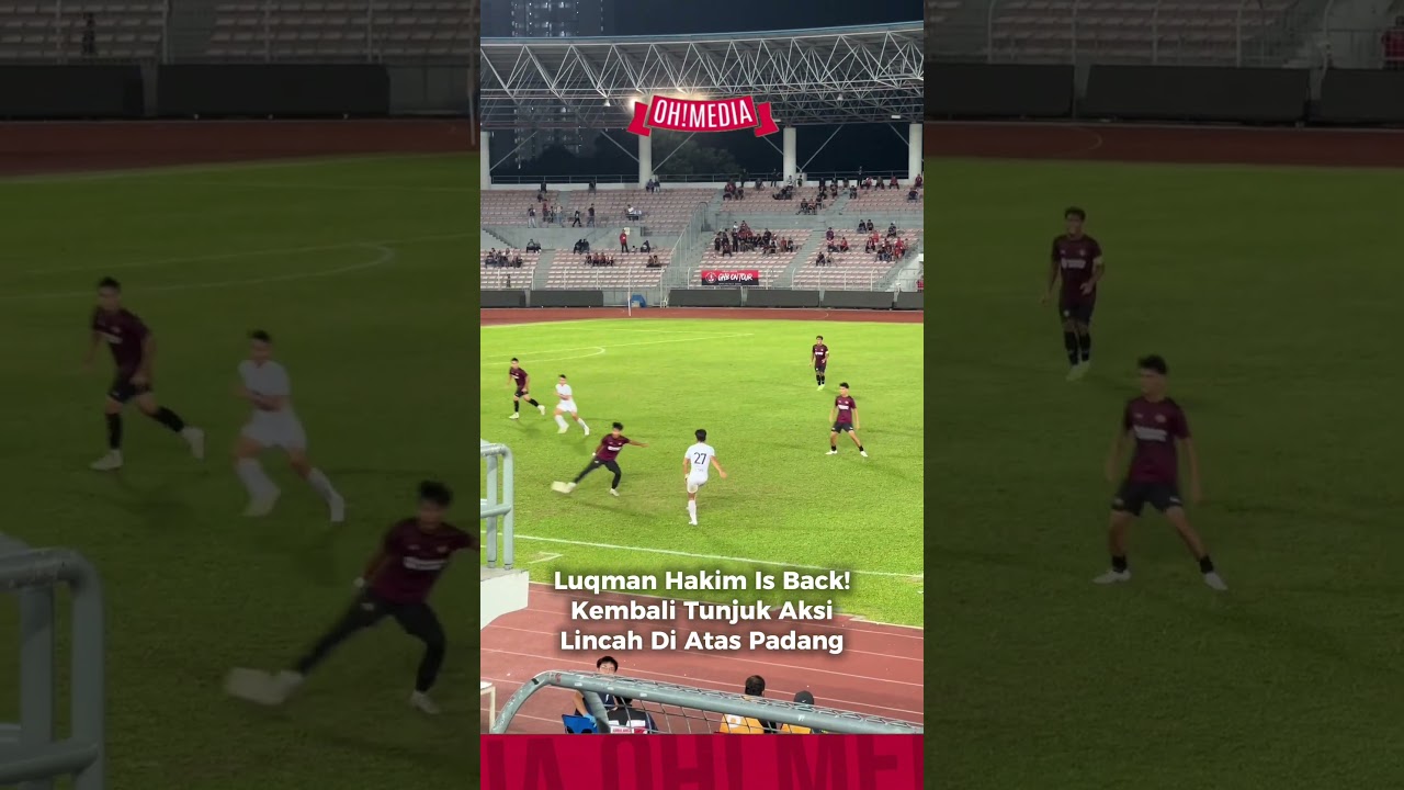 Penampilan pertama Luqman Hakim di khalayak ramai bersama Negeri Sembilan FC! 