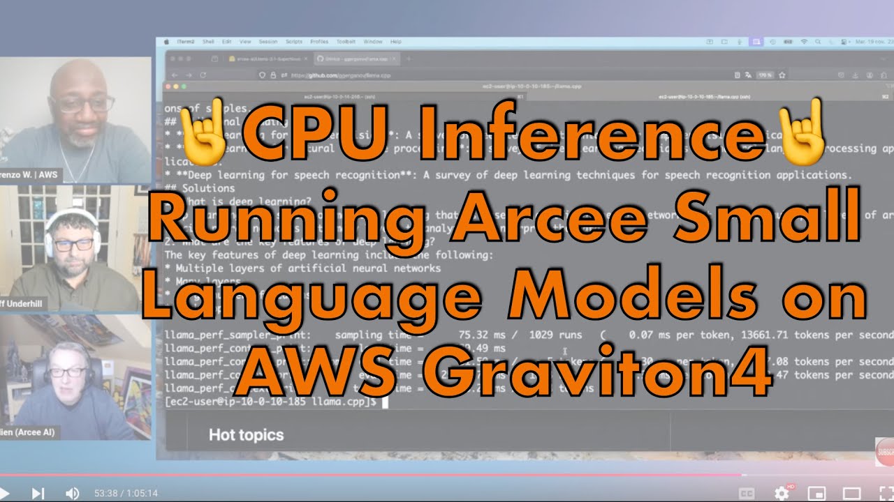 Run performant and cost-effective GenAI Applications with AWS Graviton and Arcee AI