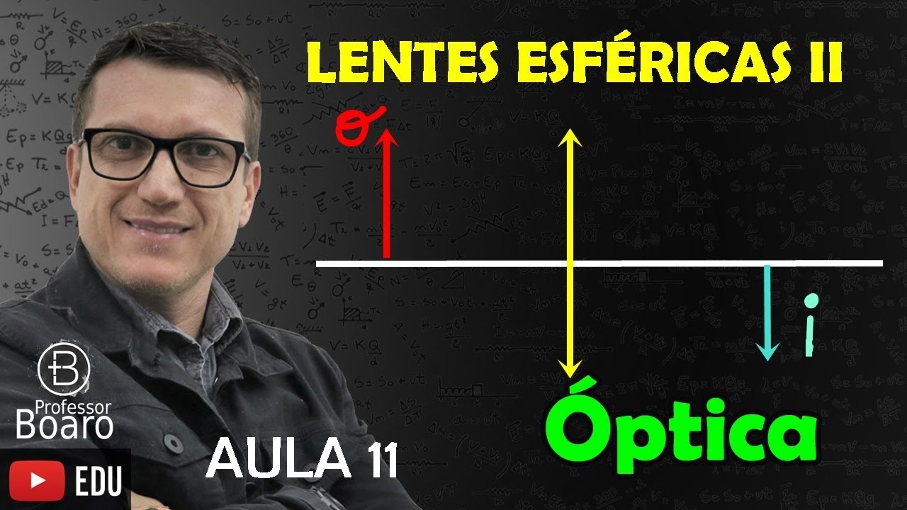 LENTES ESFÉRICAS II - ÓPTICA - (TEORIA + EXERCÍCIOS) -  AULA 11