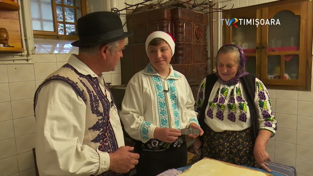 Ghirlande de turtă dulce cum făcea în anii '50 turtarul Țuțu din Cornereva  #SareaInBucate @TVRTM