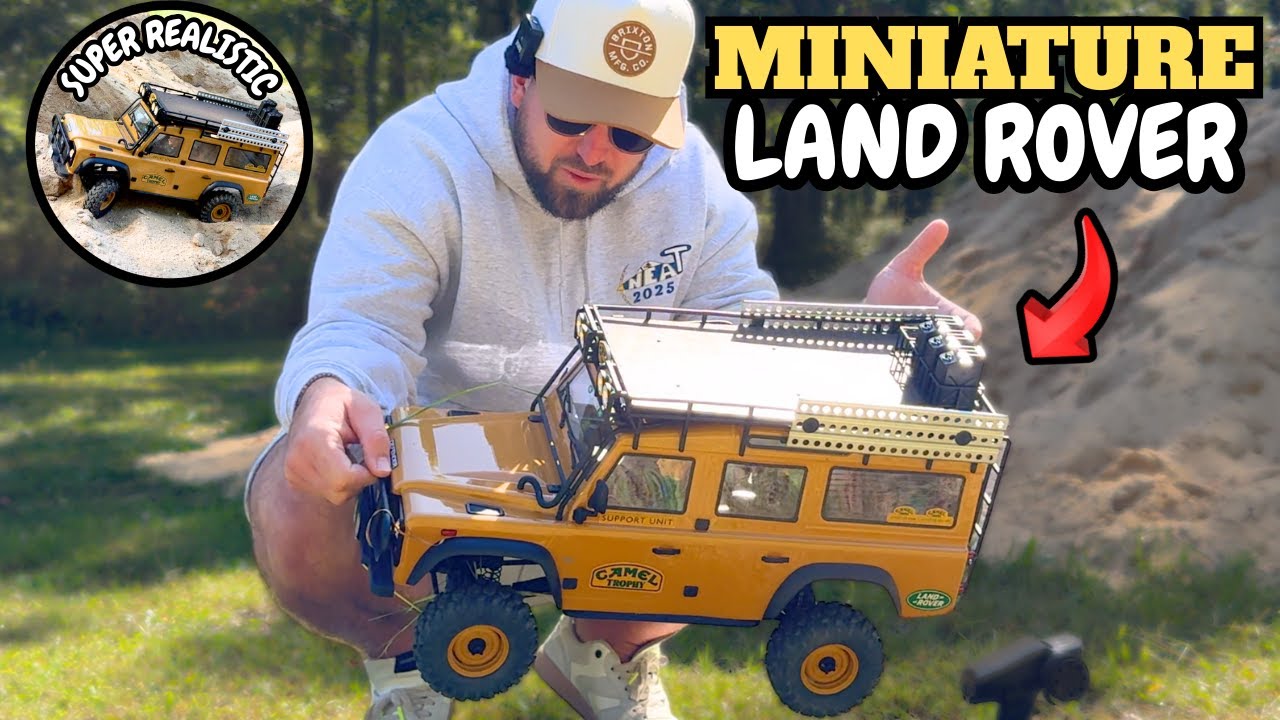 FMS 1/10 FCX10 Land Rover Camel Trophy RS – самый реалистичный радиоуправляемый гусеничный автомо...
