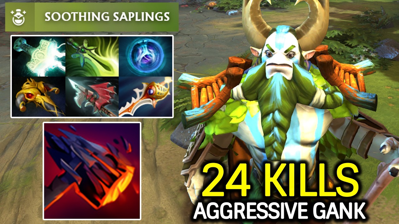 Nature's Prophet Aggressive Gank – Right Click Build is OP Dota 2