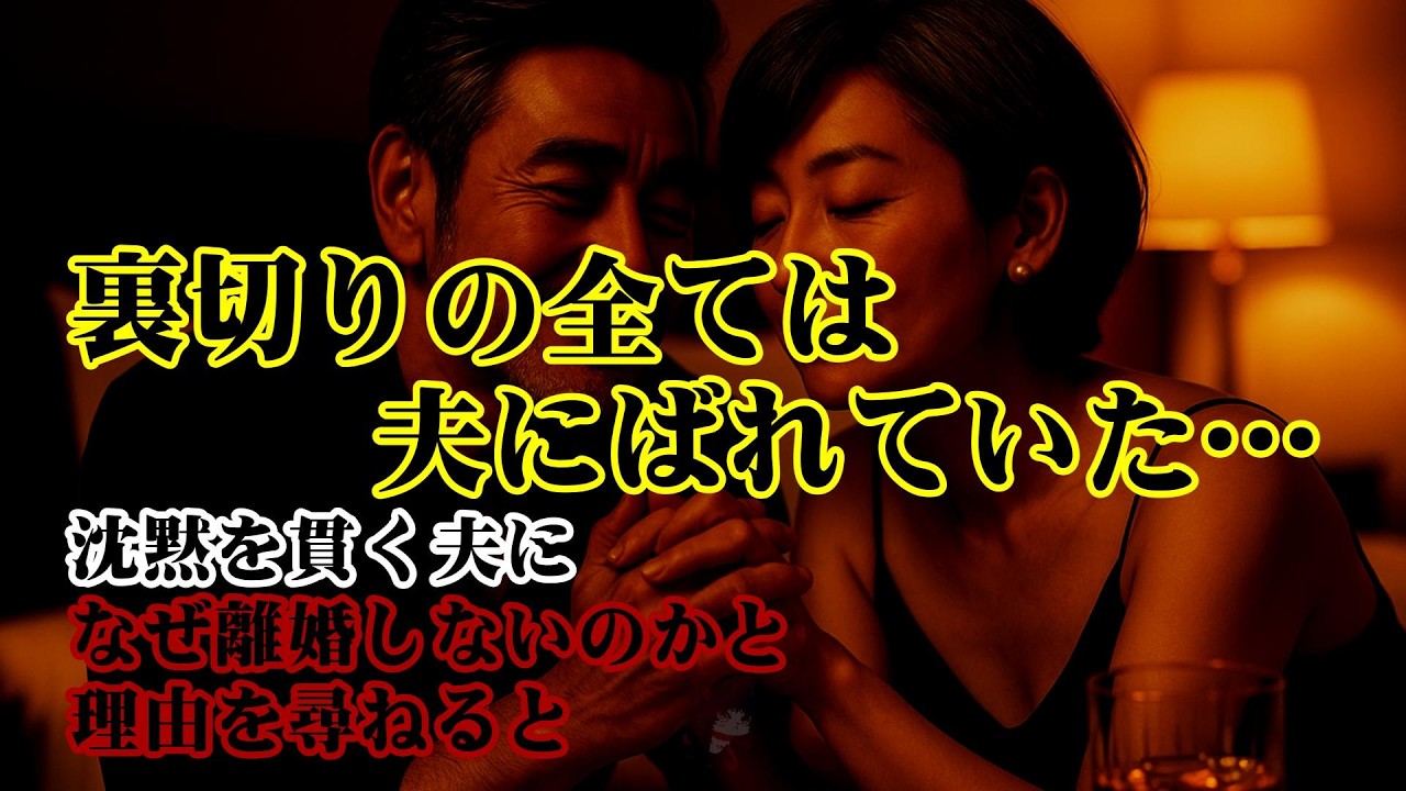 【離婚】私の裏切りの全ては夫にばれていた…なぜ離婚しないのかと理由を尋ねると…突きつけられた“ある証拠”に私は息を呑み心が崩れ落ちた…【シタ妻】