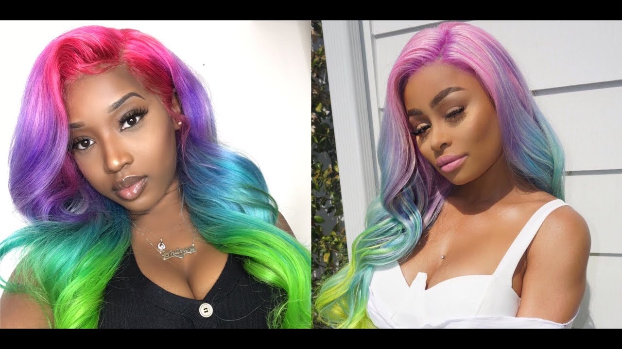 BLAC CHYNA DIY UNICORN HAIR + GIVEAWAY WINNER! l WHITFABBY