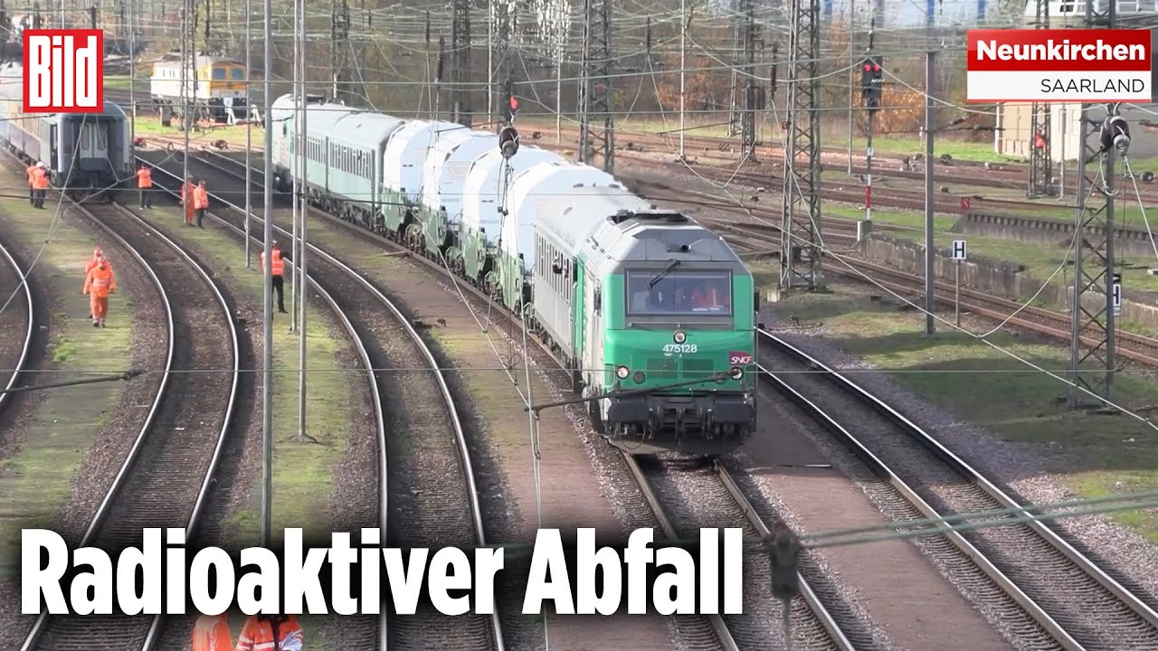 SAARLAND: Atom-Müll rollt durch Deutschland