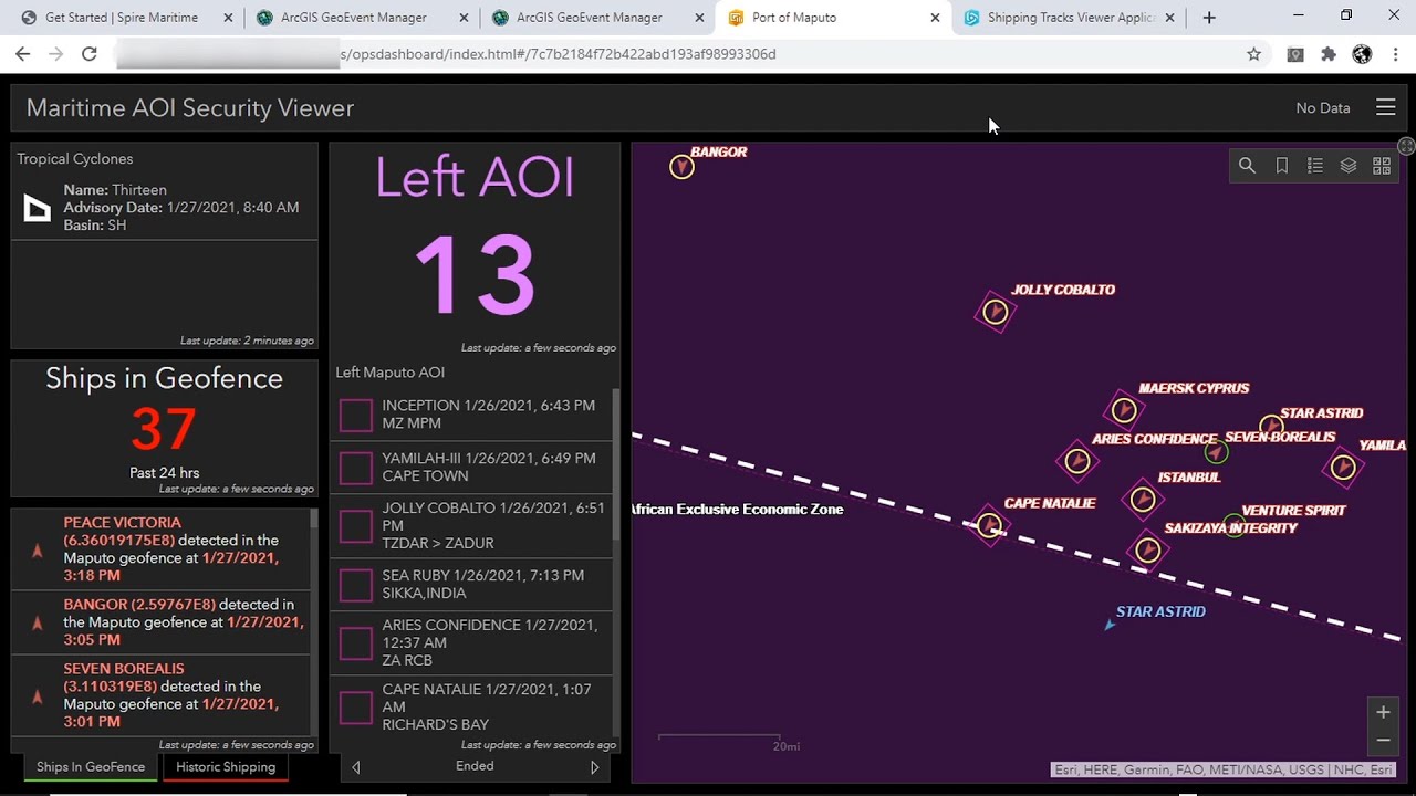 Configuring Real-Time Big Data Workflows using ArcGIS