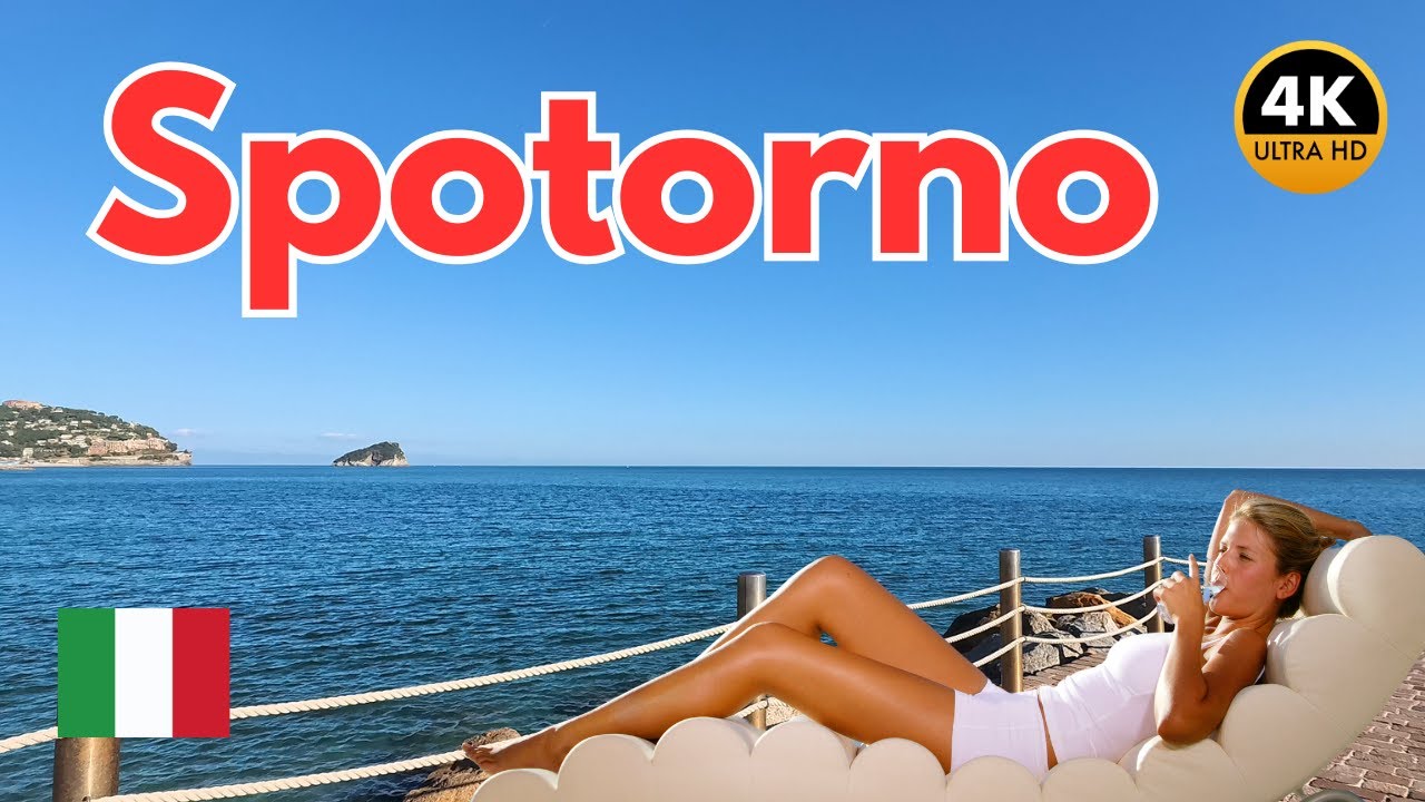 Spotorno, Italy 🇮🇹 4K Walking Tour - October 2024