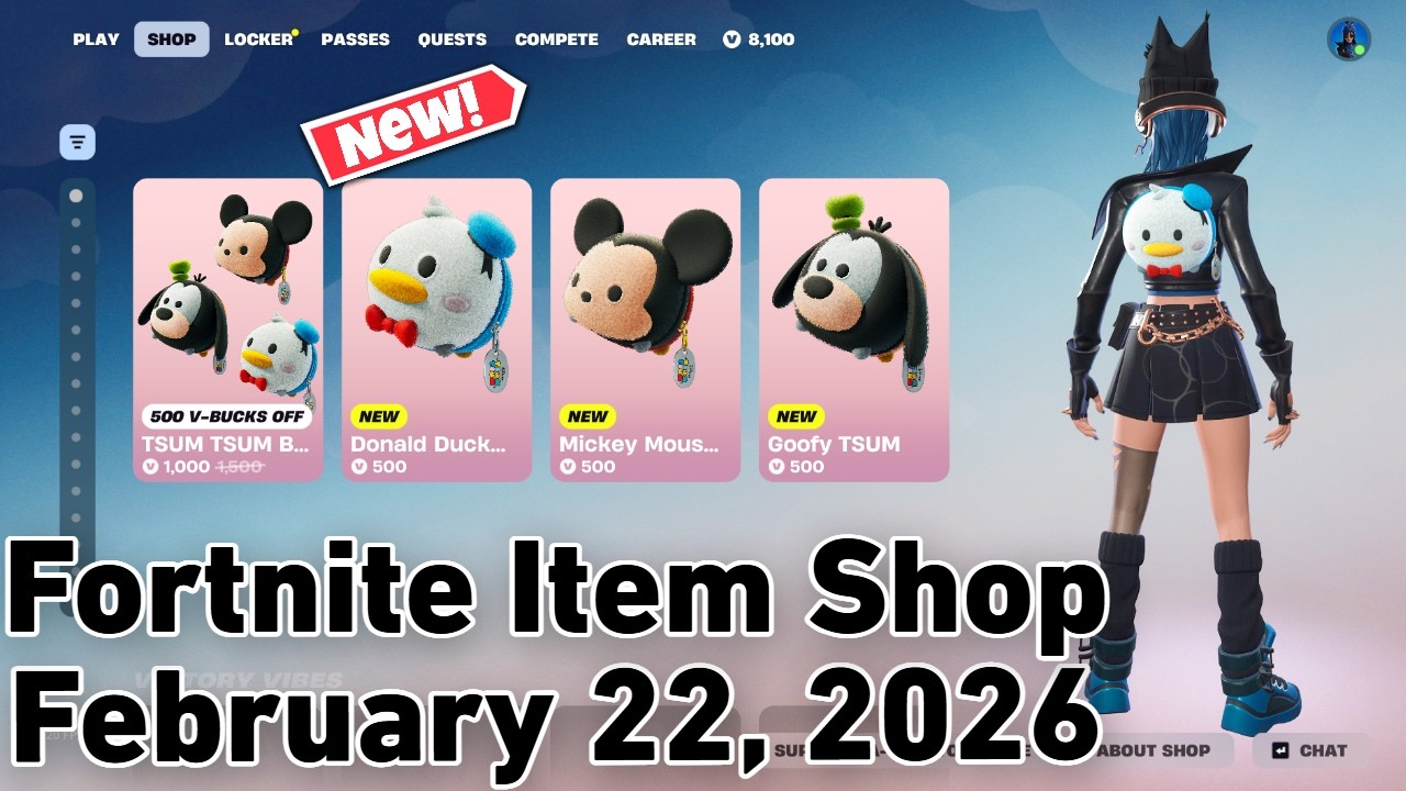*NEW*  DISNEY COSMETICS & *NEW* ICON EMOTE! Fortnite Item Shop