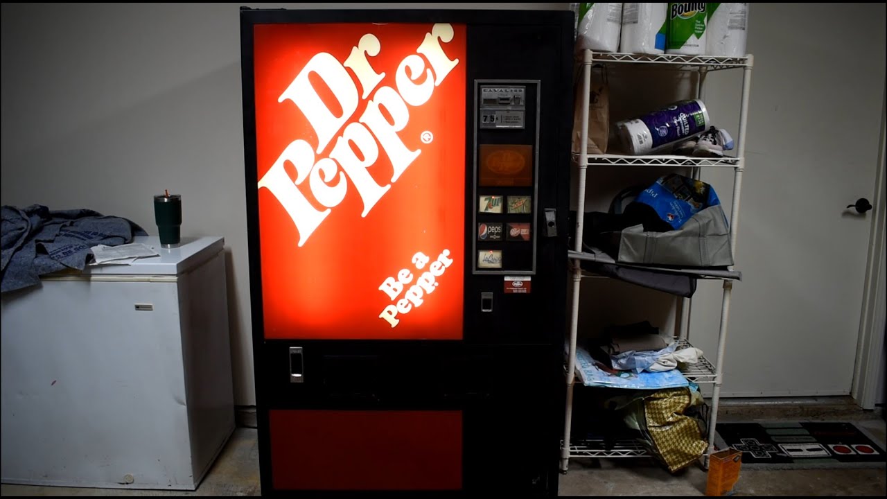My Vintage Dr. Pepper Machine