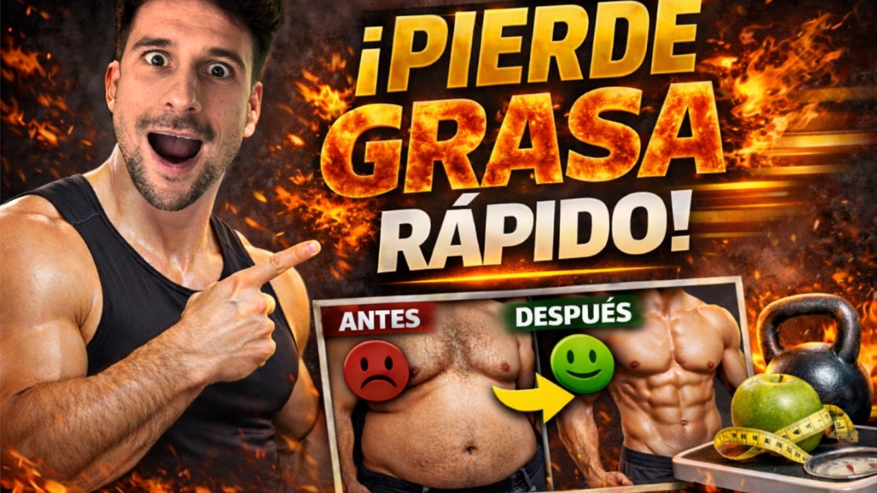 Cómo PERDER GRASA de verdad (sin matarte a cardio ni pasar hambre)