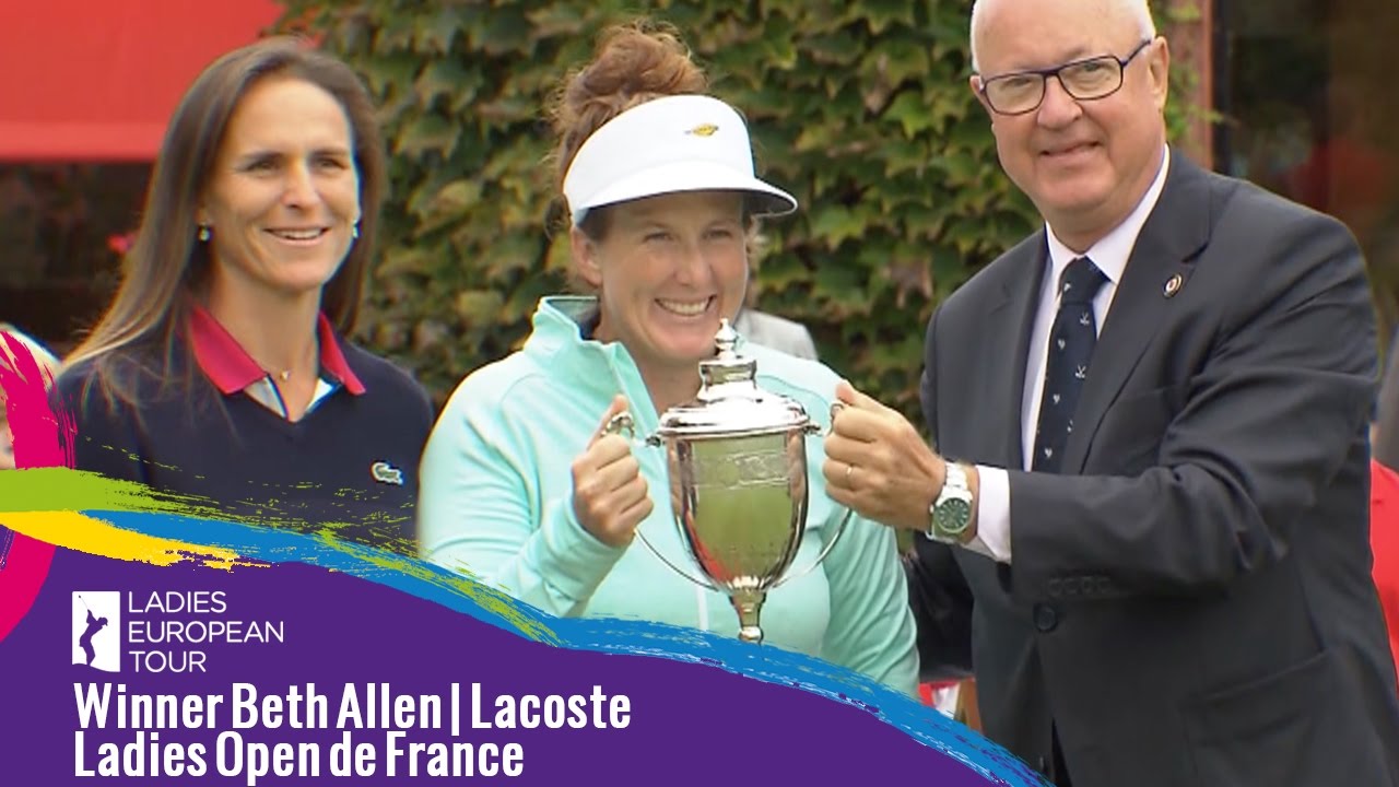 Winner Beth Allen | Lacoste Ladies Open de France