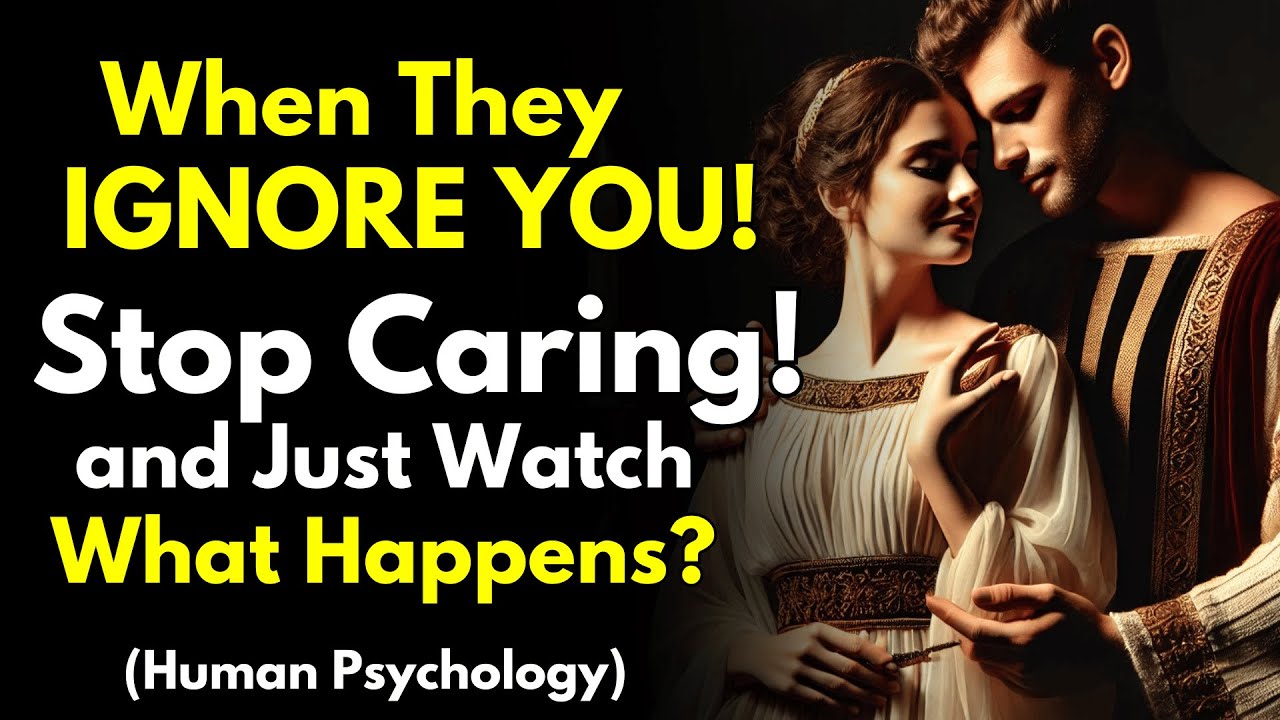 When They IGNORE You.. Stop Caring! and Watch What Happens | Stoicism