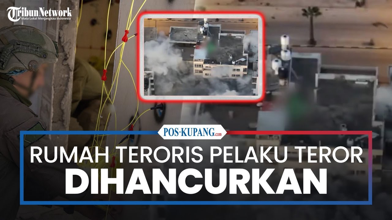 IDF Hancurkan Rumah Teroris Pelaku Serangan Mematikan di Tepi Barat