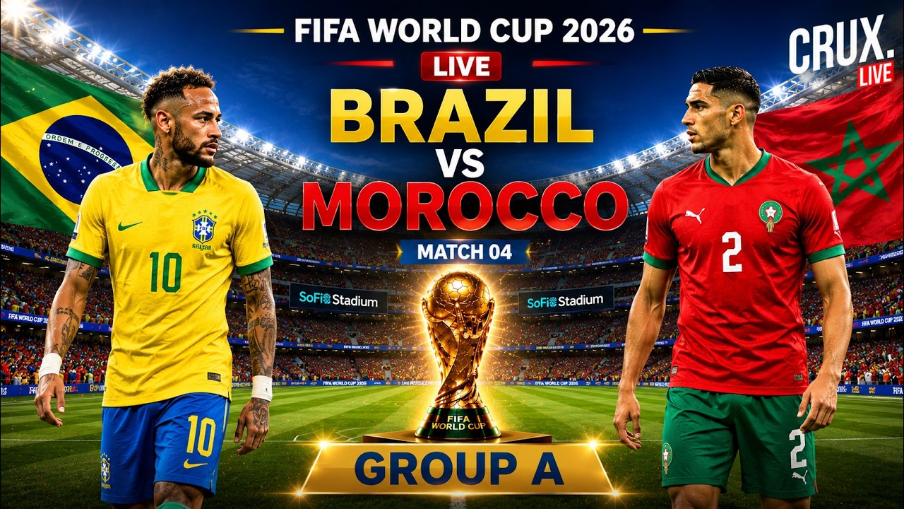 Brazil vs Morocco LIVE | FIFA World Cup 2026 | Group C Match | Neymar Ruled Out | Carlo Ancelotti