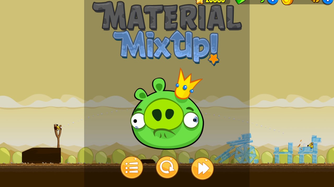 Angry birds golden king pig
