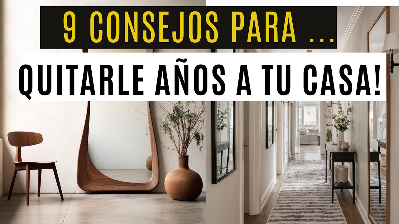 9 Tips para ACTUALIZAR Y MODERNIZAR la CASA ✨ Decoración de Interiores|Homedecor