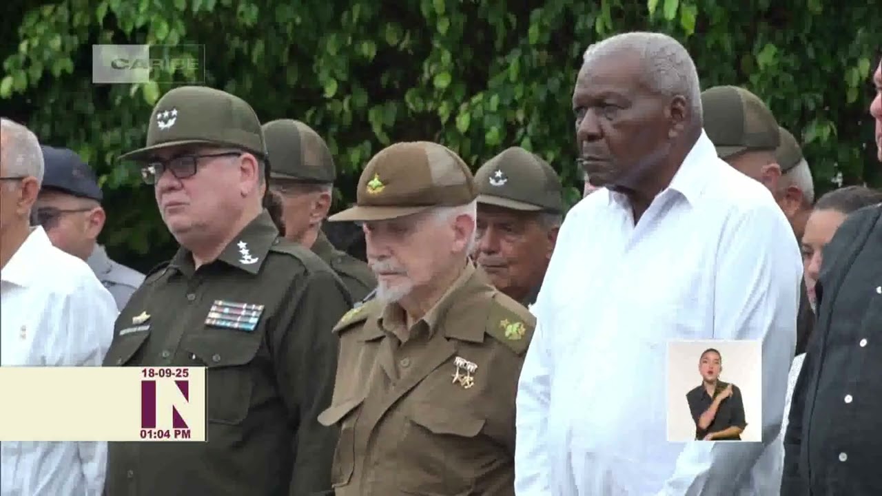Cuba: Ceremonia de inhumación de las cenizas de Ricardo Cabrisas