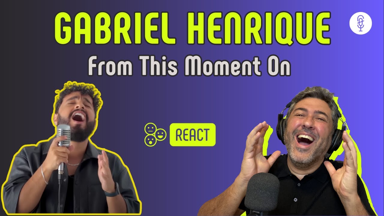 GABRIEL HENRIQUE | FROM THIS MOMENT ON | Vocal coach REACTION & ANÁLISE | Rafa Barreiros