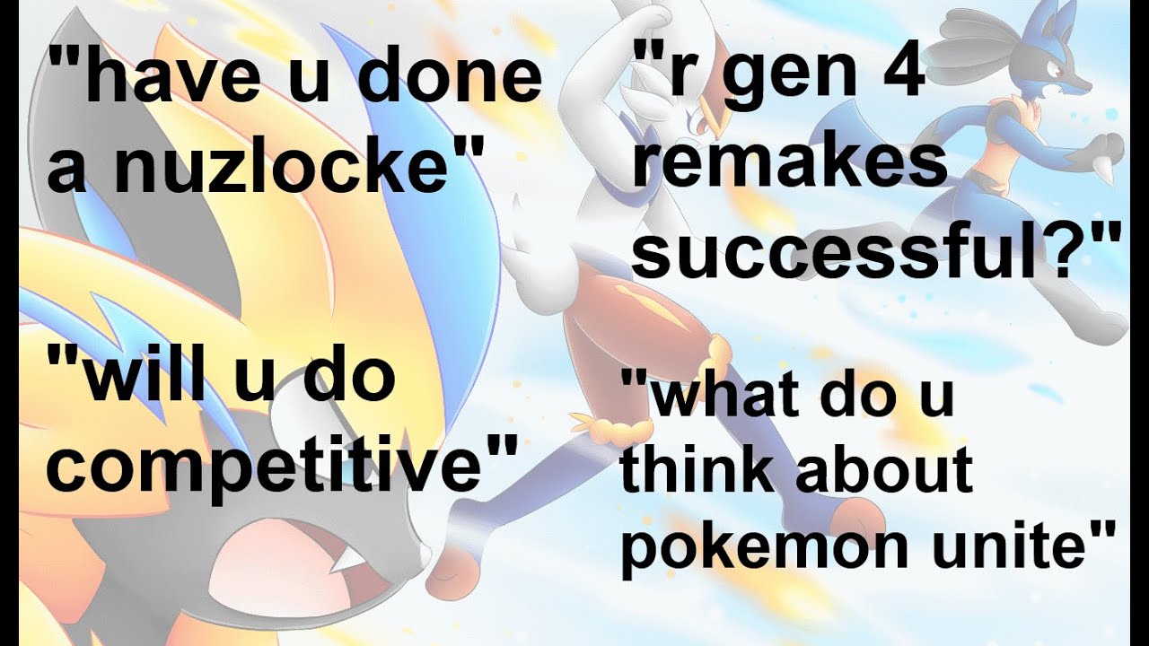 more questions & poke-opinions i avoided