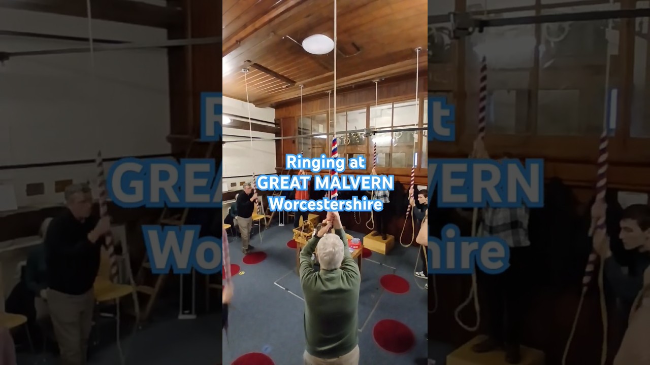 Bellringing at Great Malvern Priory #bellringing #churchbells #history #Malvern #bells #Worcester