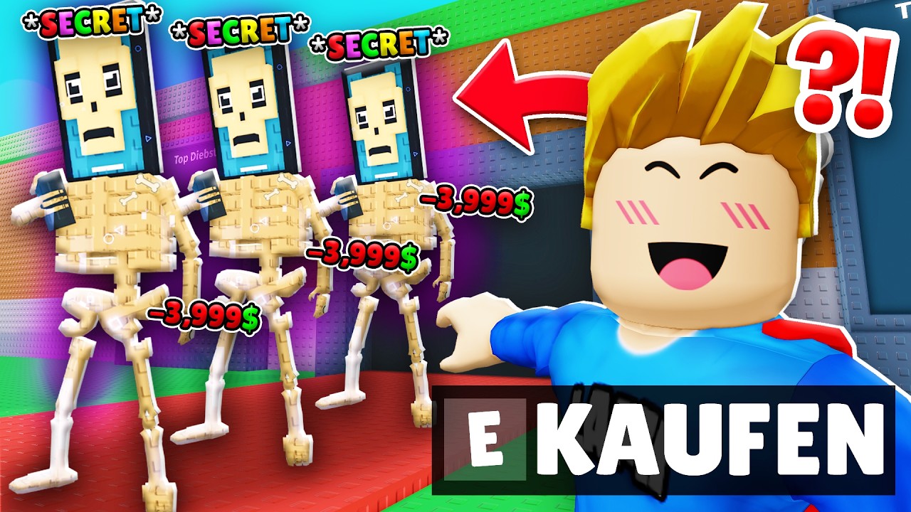 ich KAUFE ALLES im SHOP in Steal A Brainrot! (Secret Lucky Blocks)
