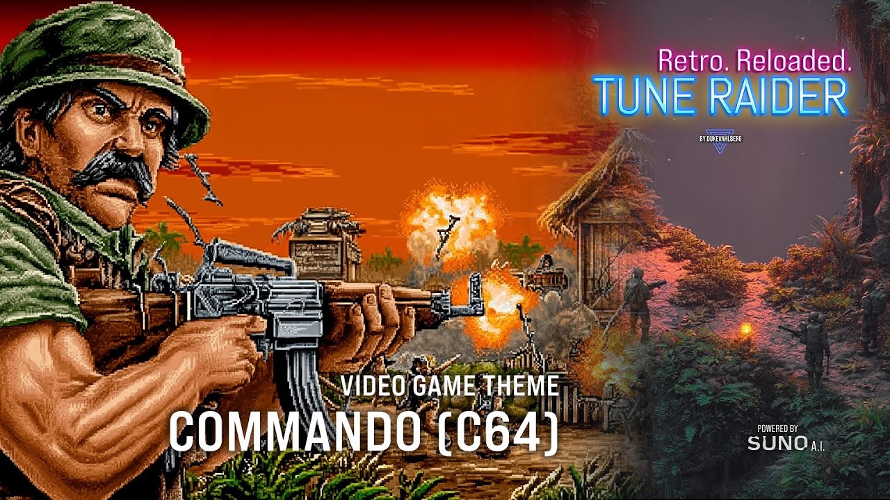 🕹️ Commando - Rob Hubbard - 80s Synth Remix | Tune Raider