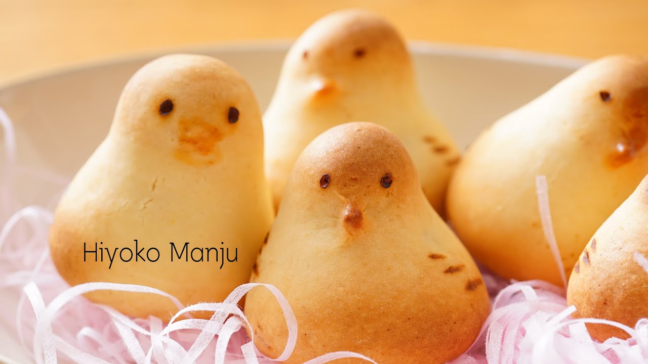How to make Hiyoko Manju Japanese dessert 병아리만주 Recipe :: mikou 미코유