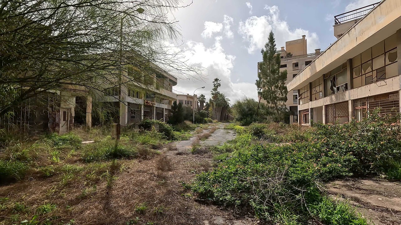 Silent Cycling in the Ghost Town of Varosha (Famagusta/Gazimağusa), Northern Cyprus