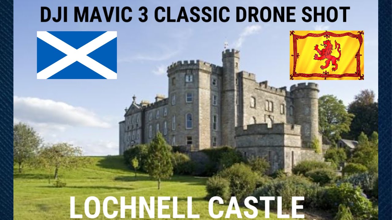 Drone Captures Epic View of Scotland's Magnificent LochNell Castle!