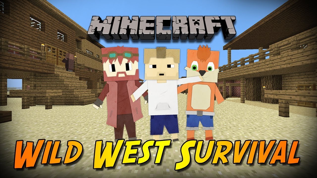 Minecraft Wild West Survival Episode 1 - كلو بسبب عمر