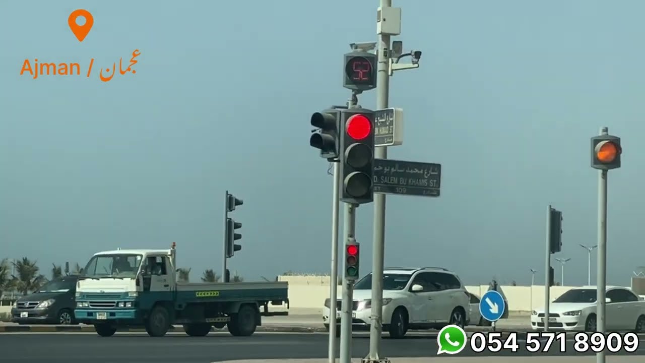 Driving test of Automatic Gear in Ajman. #drivinglessons #drivinginstructor #driving
