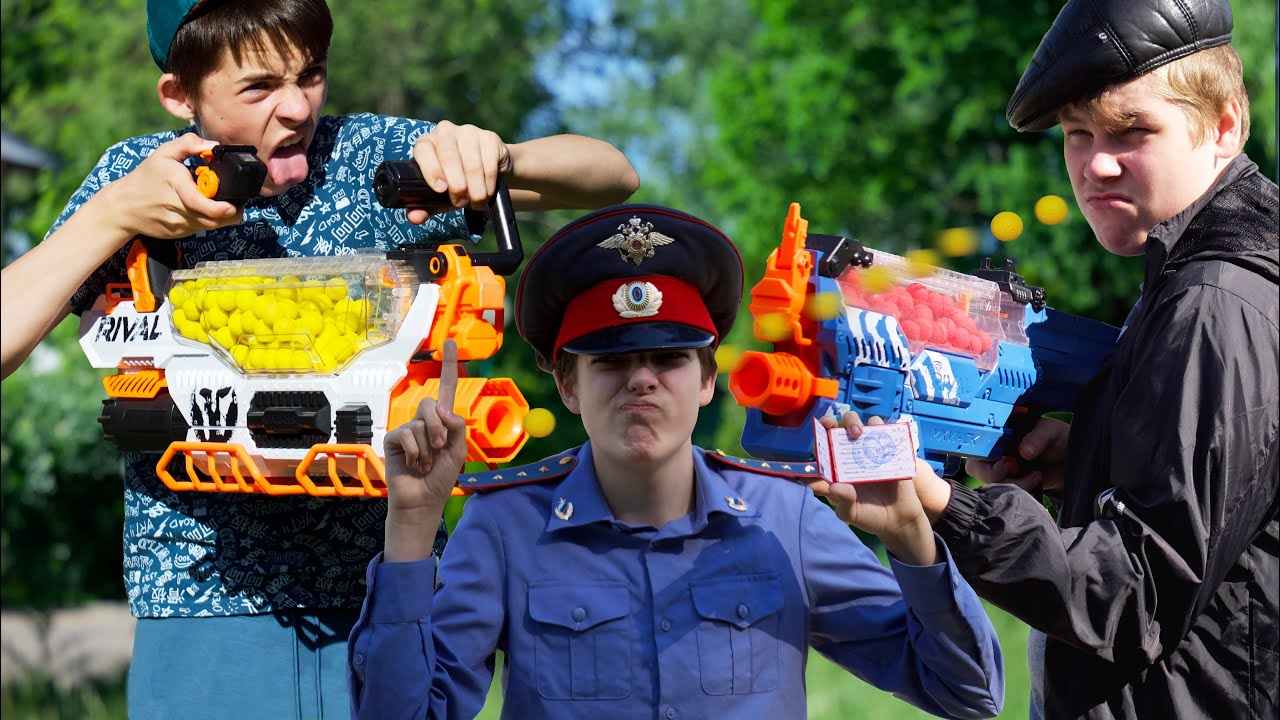 Złapał POLICJANT // Nerf WAR ukradli TELEFON // Dizmon