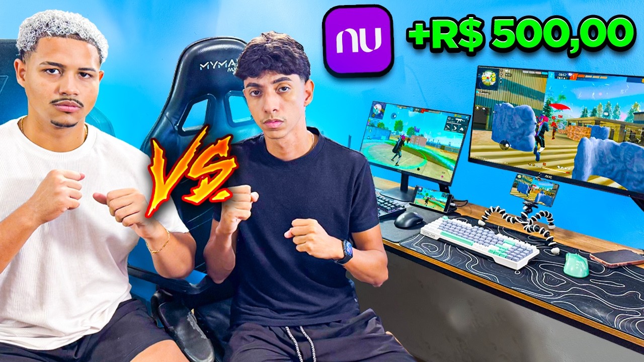 JOGANDO X1 APOSTADO CONTRA UM MOBILADOR NO FREE FIRE (SPRITE VS PHZIN)