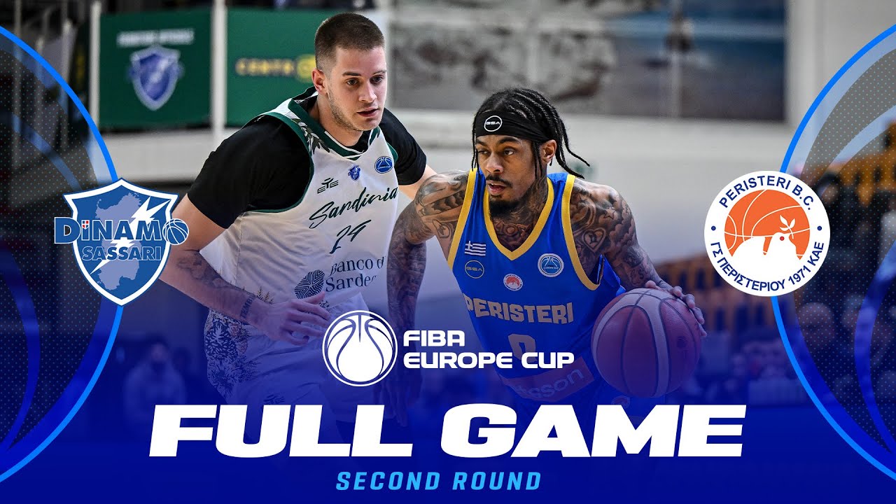 LIVE - Dinamo BDS Sassari v Peristeri Betsson | FIBA Europe Cup 2025-26 | Second Round