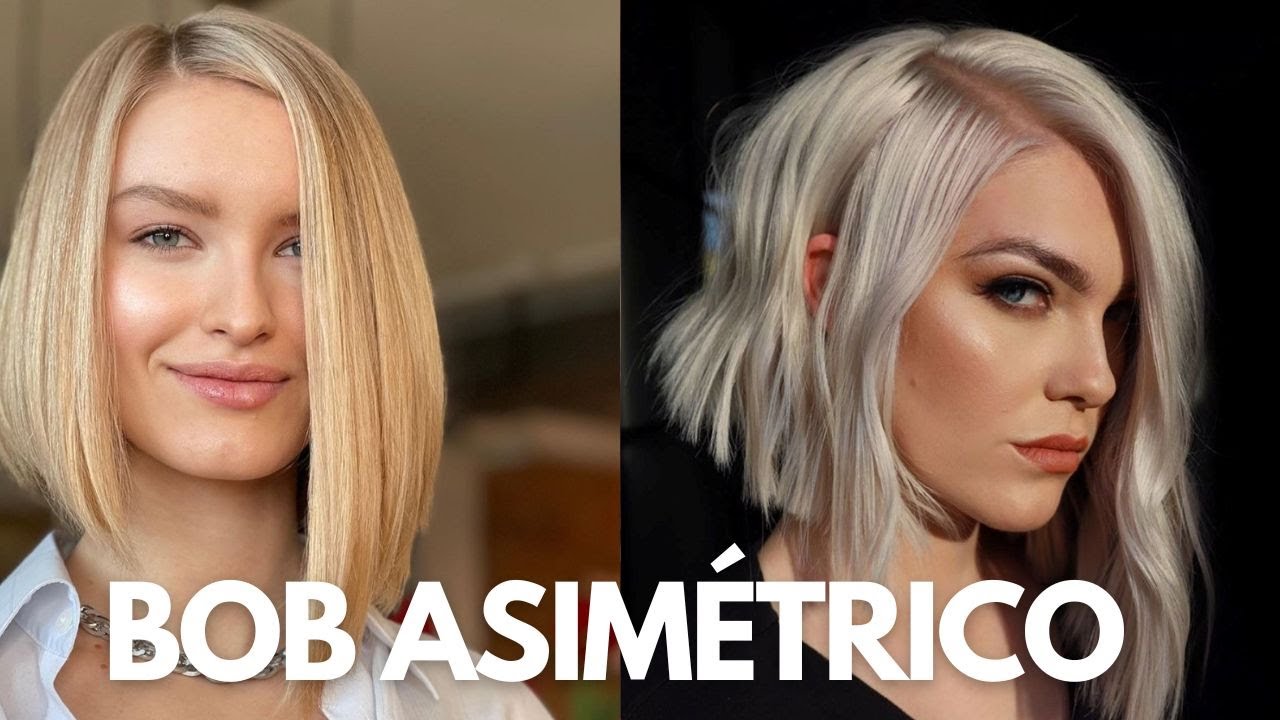 Los 100 mejores cortes BOB Asimétricos para mujeres | Cortes BOB asimétricos