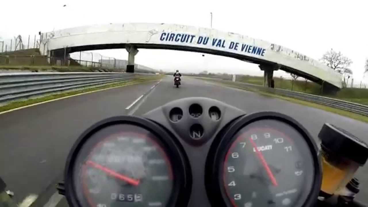 Ducati 600 Monster Circuit du Val de Vienne le Vigeant 15.02.2015