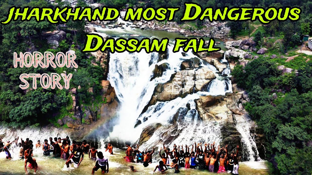 Dassam Waterfall in Jharkhand  Drone view