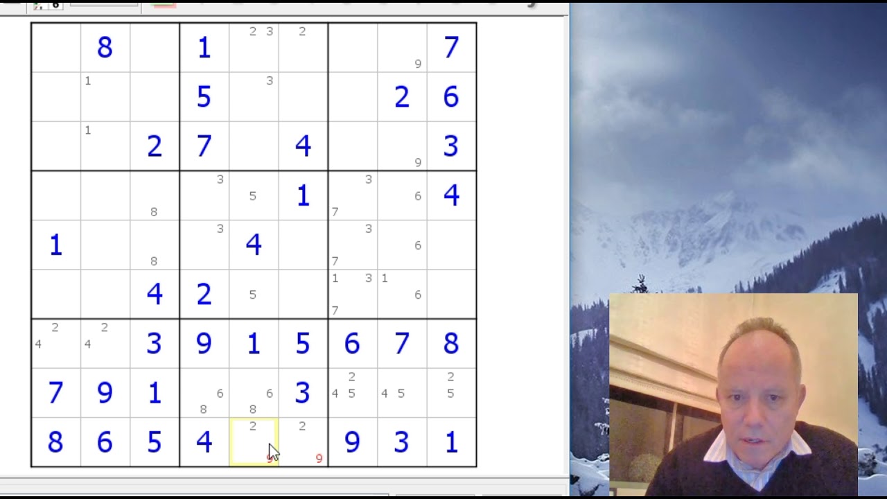 Following a Logic Chain - to defeat a 'Very Hard' sudoku