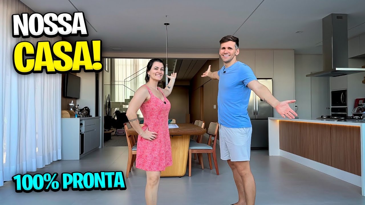 Tour final da nossa CASA de 300m2 construída em 10 MESES 😱